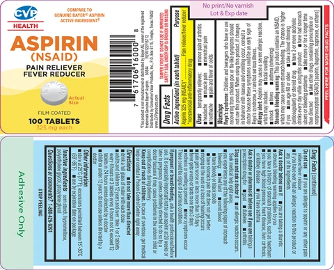 Aspirin 포장