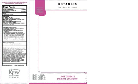 Botanics Protecting Day Age Defense Sunscreen Broad Spectrum SPF 15 포장