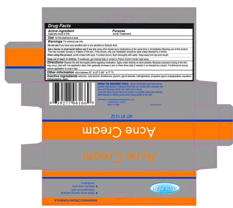 ASSURED ACNE CREAM 포장