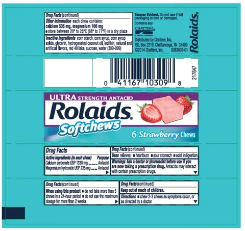 Rolaids Ultra Strength Antacid Strawberry / Rolaids Ultra Strength Antacid Orange packaging