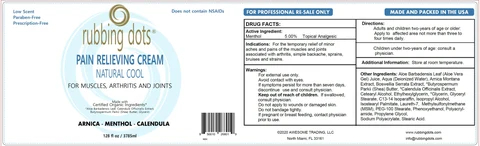 RUBBING DOTS NATURAL COOL PAIN RELIEF 포장