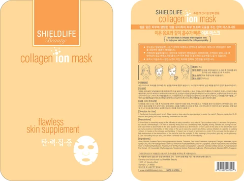 Shieldlife Collagen Ion Mask 포장