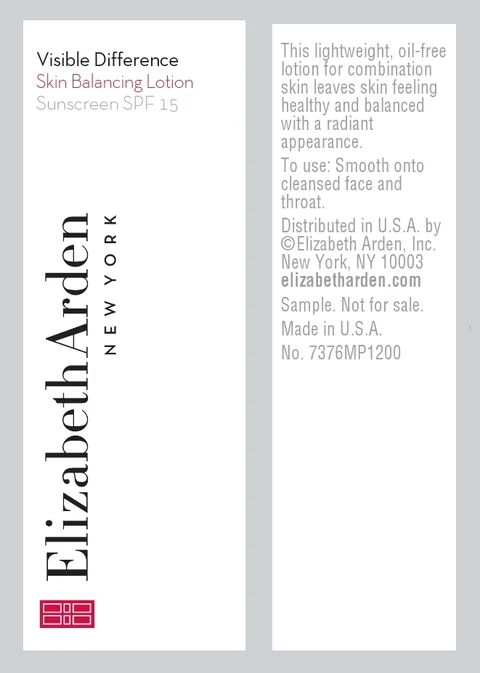 VISIBLE DIFFERENCE SKIN BALANCING SUNSCREEN SPF 15 포장