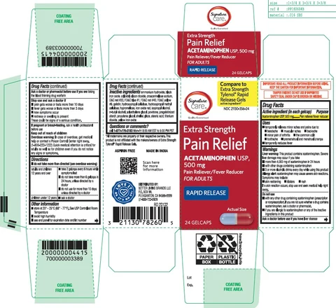 Acetaminophen packaging