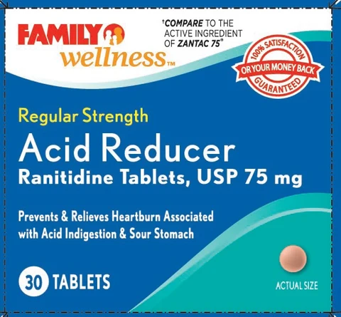Regular Strength Acid Reducer 포장