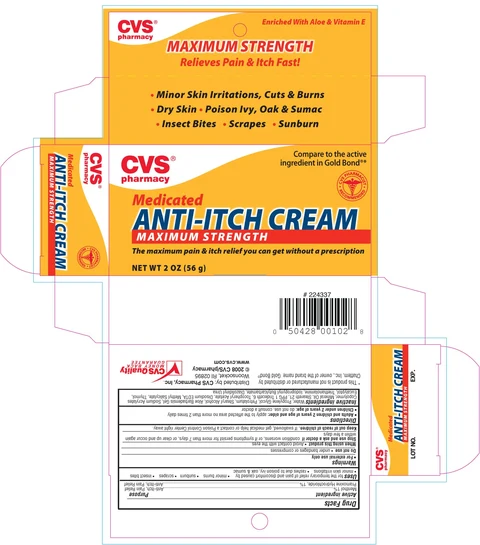 CVS Medicated Anti-Itch 포장