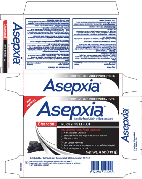 Asepxia Charcoal Acne Bar 포장