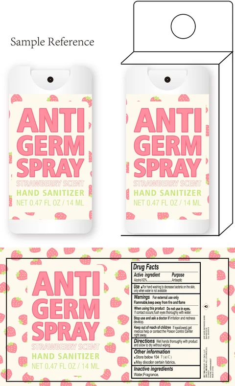 STRAWBERRY SCENT ANTI GERM 포장