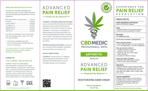 CBDMEDIC Arthritis Pain Relief packaging