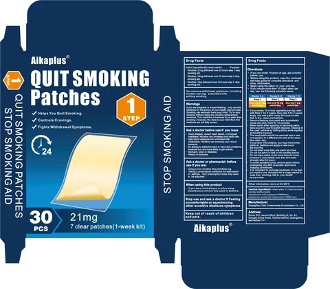 Quit smoking patches 포장