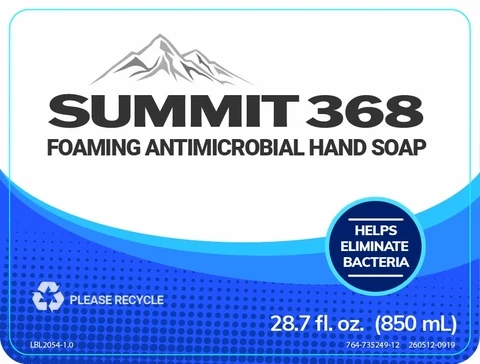 Summit 368 Foaming Antimicrobial Hand 포장