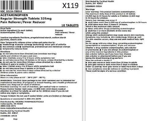 Acetaminophen 포장