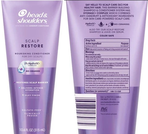 Head and Shoulders Scalp Restore Nourishing Conditioner packaging