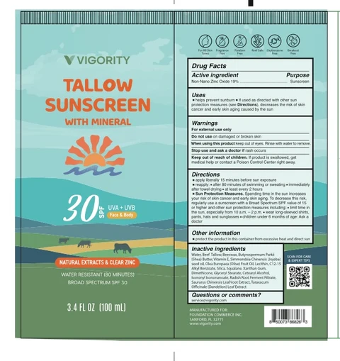 Tallow Sunscreen SPF 30 포장