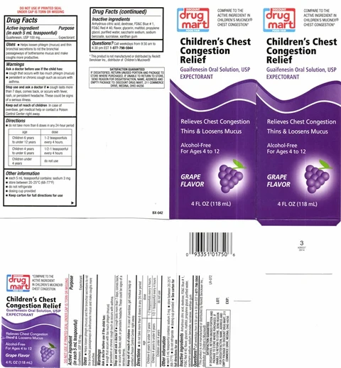Childrens Chest Congestion Relief Grape packaging