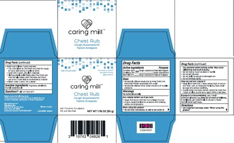 Caring MillChest Rub 포장