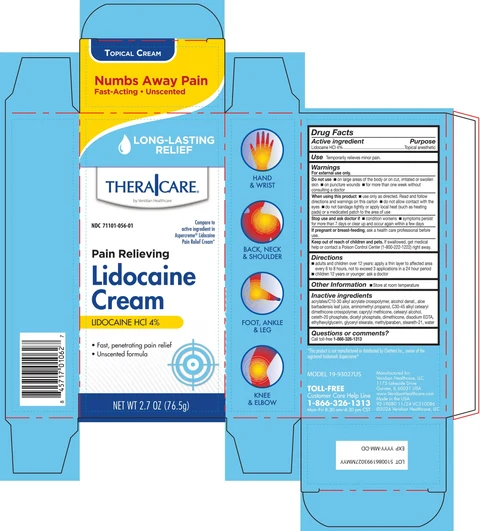 TheraCare Pain Relieving Lidocaine Cream packaging