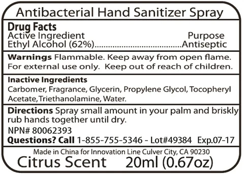 Antibacterial Hand Sanitizer 포장