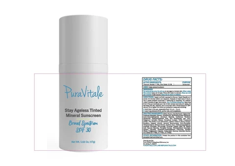 Stay AgelessTinted Mineral Sunscreen Broad Spectrum SPF 30 packaging