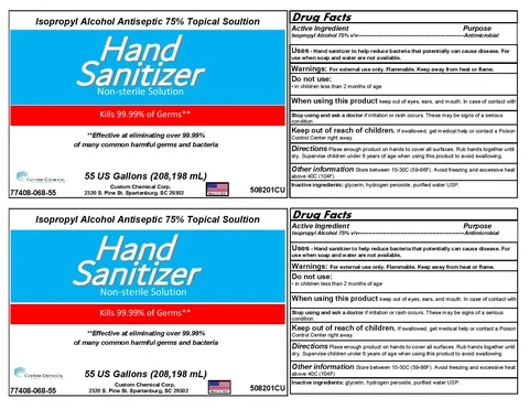 Hand Sanitizer packaging