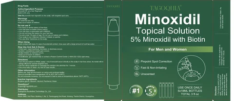 TAGOQHIA Minoxidil Hair Thickening Serum 포장