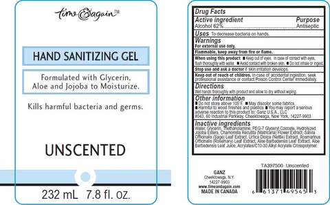 HAND SANITIZING UNSCENTED 포장
