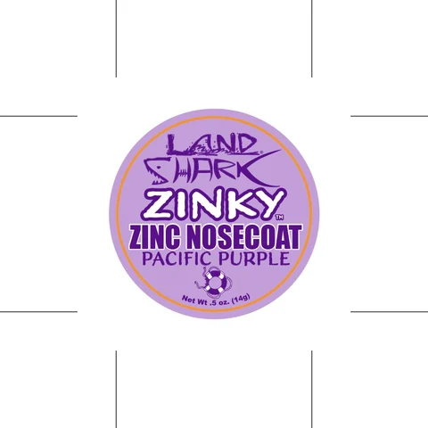 Land Shark Zinky SPF 36 Pacific Purple packaging