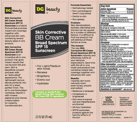 Skin Corrective BB Cream Broad Spectrum SPF15 Sunscreen packaging