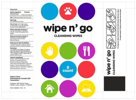 Wipe n Go packaging