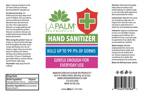 Hand Sanitizer packaging