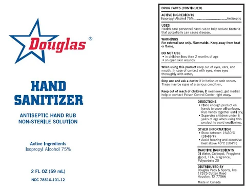 DOUGLAS - HAND SANITIZER75 percent 포장
