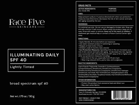 Illuminating Daily SPF 40 Lightly Tinted packaging