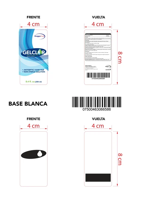 Hand Sanitizer packaging