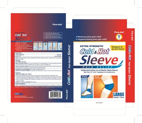 Cold and Hot Pain Relief Sleeve 포장