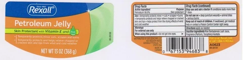 REXALLPETROLEUM WITH VITAMIN E AND ALOE 포장
