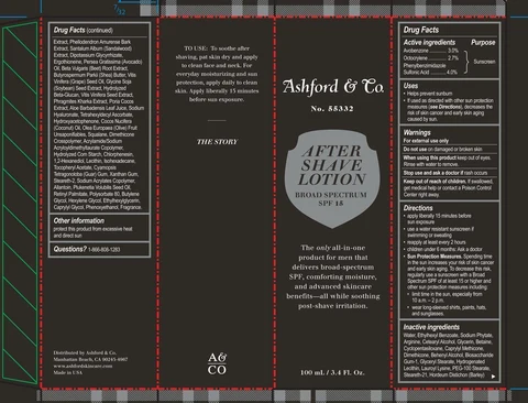 After Shave Broad Spectrum SPF 15 packaging