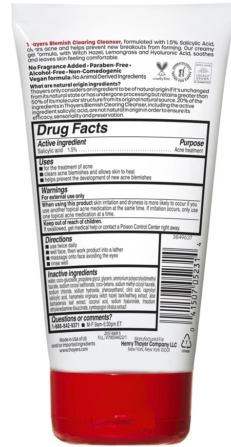 image of back label