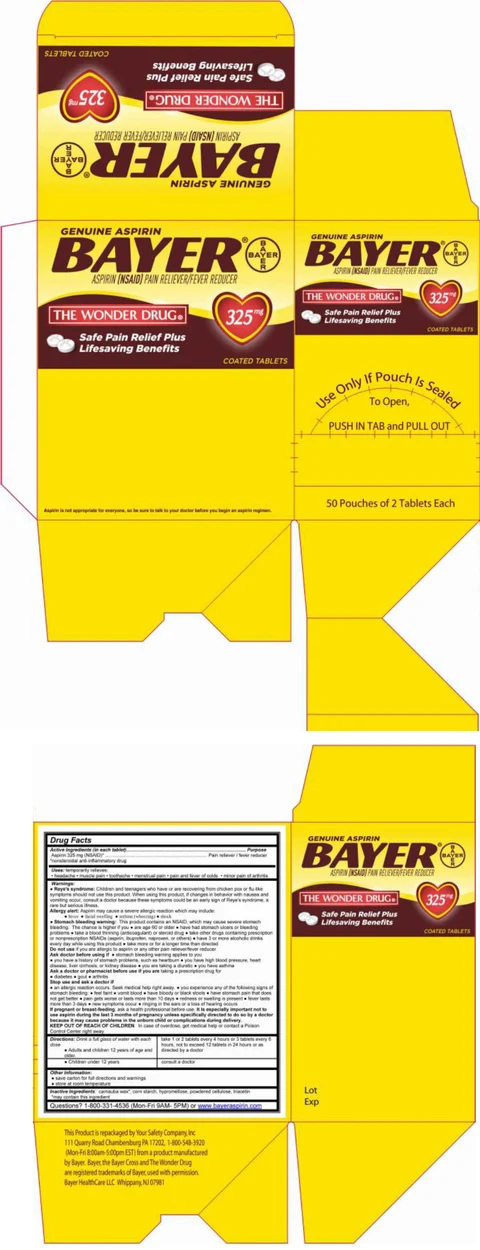 Bayer Genuine Aspirin 포장