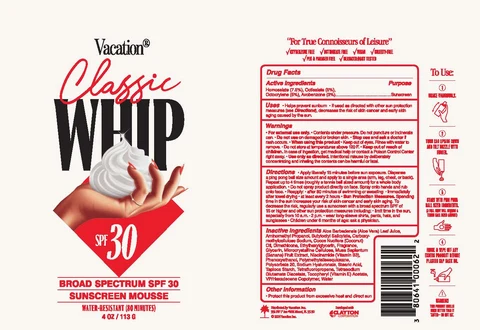VacationBroad Spectrum SPF 30 포장