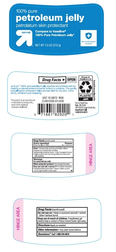 Target Up and Up Petroleum Jelly packaging