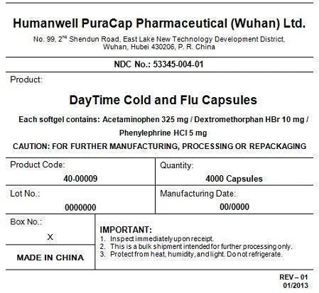 DayTime Cold and Flu 포장