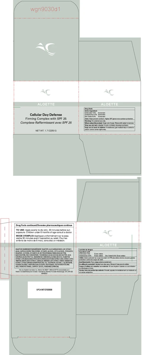 Cellular Day Defense Firming SPF 25 포장