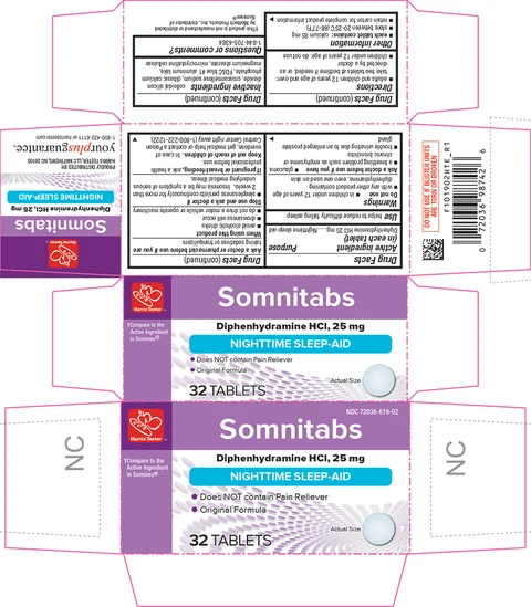 Somnitabs packaging