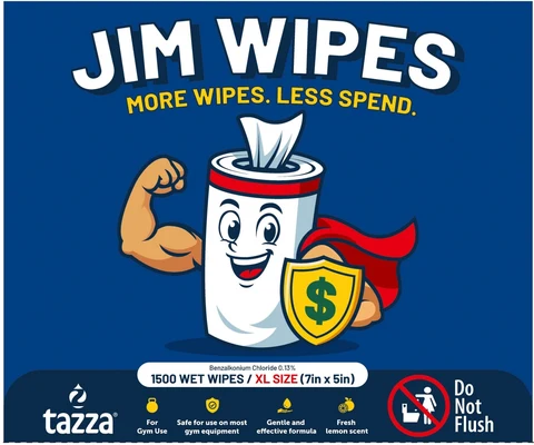 tazza JIM WIPES 포장