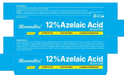 Bloomellee 12%Gel Azelaic Acid Acne 포장