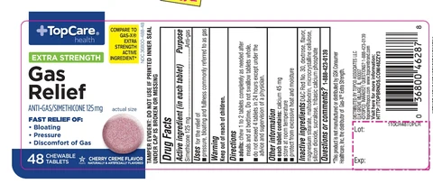 TopCare Extra Strength Gas Relief Cherry Creme packaging