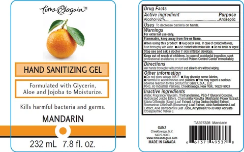 HAND SANITIZING MANDARIN 포장