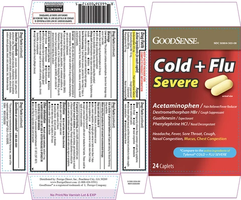 Cold and FluSevere 포장
