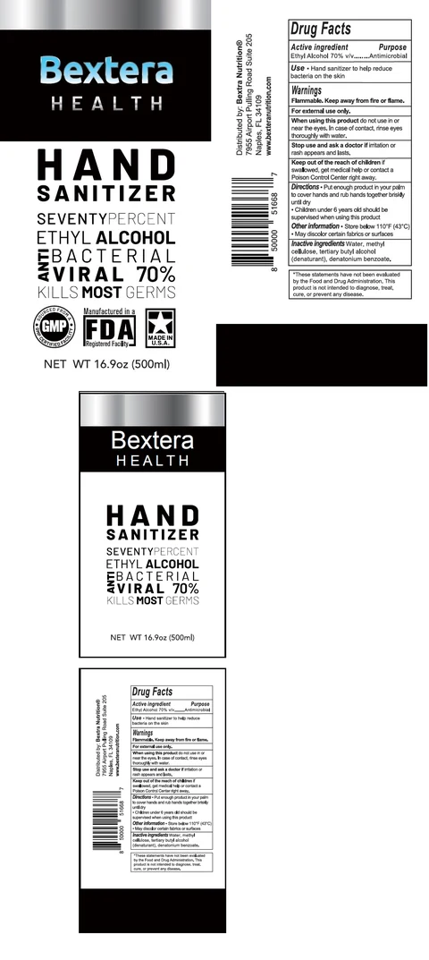 Bextera HEALTH HAND SANITIZER 포장