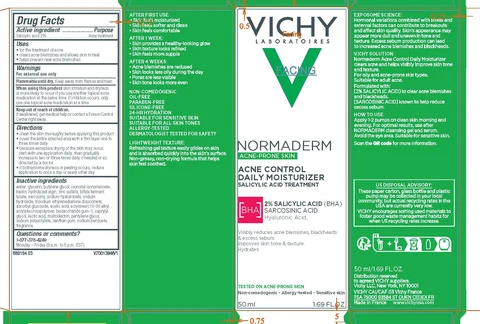 Vichy Laboratoires Normaderm Acne Control Daily Moisturizer 포장
